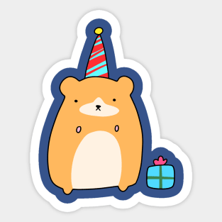 Birthday Hamster Sticker